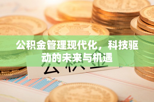诸暨公积金管理现代化，科技驱动的未来与机遇