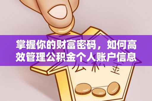 诸暨掌握你的财富密码，如何高效管理公积金个人账户信息