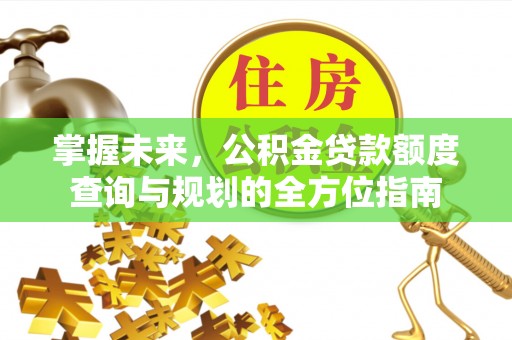 诸暨掌握未来，公积金贷款额度查询与规划的全方位指南