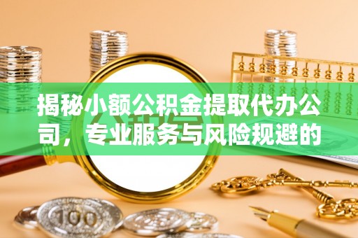 诸暨揭秘小额公积金提取代办公司，专业服务与风险规避的平衡艺术