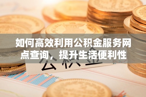 诸暨如何高效利用公积金服务网点查询，提升生活便利性
