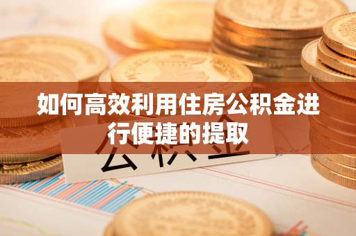 诸暨如何高效利用住房公积金进行便捷的提取